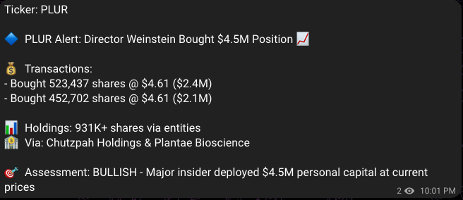 PVH insider trading alert screenshot
